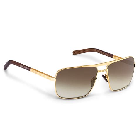 louis vuitton gold attitude sunglasses